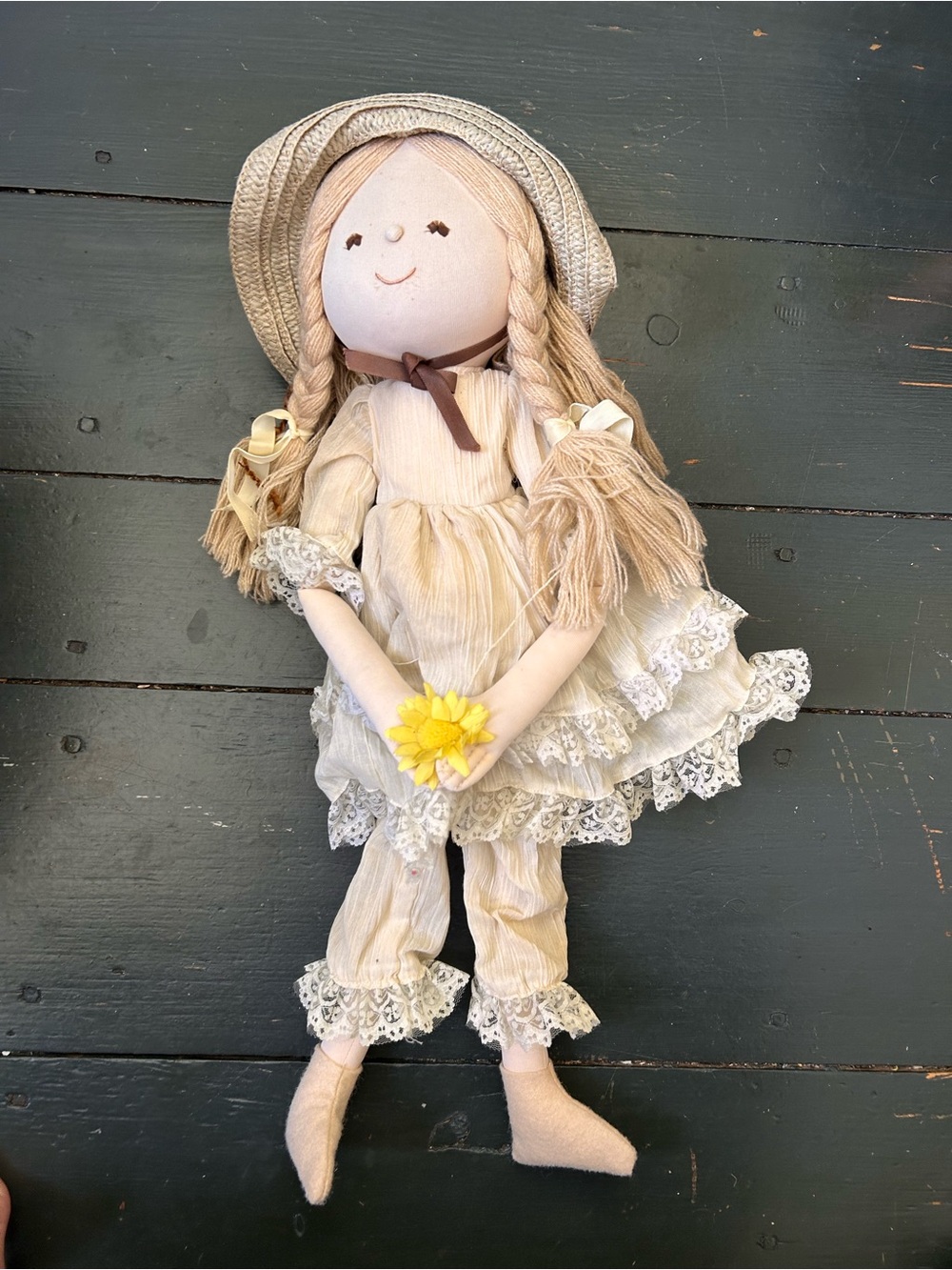 Vintage 1982 Applause Tessie Piroette Cloth Doll With Tags 22”